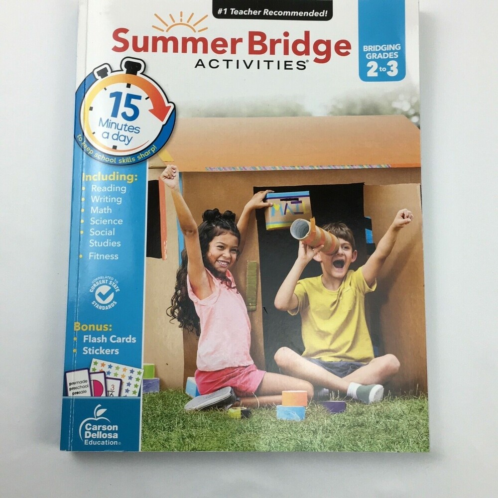 Summer Bridge Activities By Carson Dellosa Bridging Grades 2 To 3 Education Book
